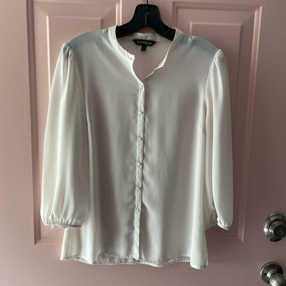 Express White Blouse